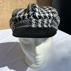 Black White Gatsby Hat